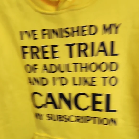 Yellow Graphic Hoodie - Picture 4 of 5